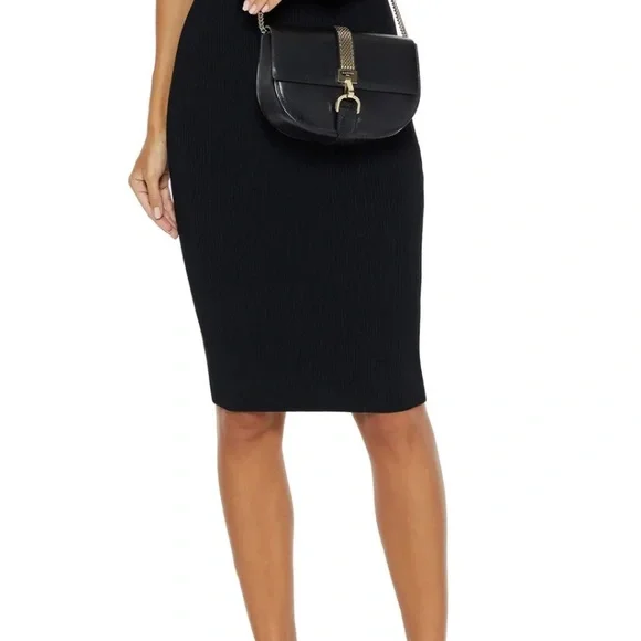 LANVIN Lamb Leather Crossbody Bag Logo Chain Trim & Strap Magnetic Flap - Picture 3 of 17